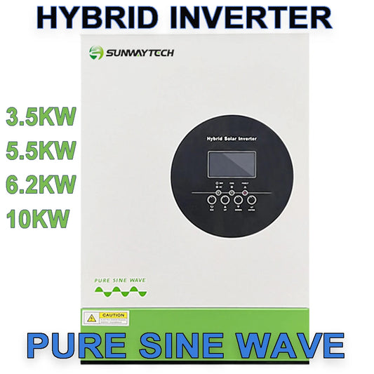 3KW 5KW 10KW Home Use Hybrid Solar Inverter Pure Sine Wave MPPT Inverters for LiFePO4 Lead Acid Battery Off and On Gird System