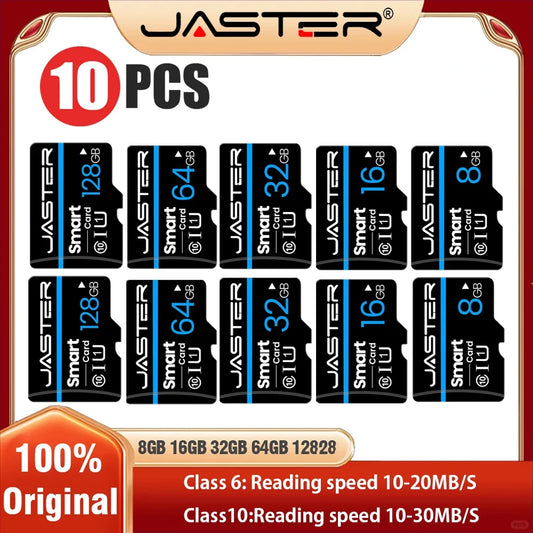 10PCS Flash Memory Card 4GB 8GB 16GB 32GB 64GB High Speed TF/SD Card 128GB Memory Cards for Tablet/Phone and Digital Devices