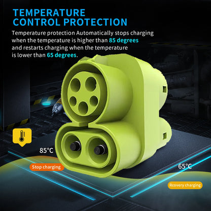400A EV CCS1 to CCS2 adapter supports DC AC CCS1 charger to CCS2 suitable forFast Ev Charging Adapter Public Charging Station