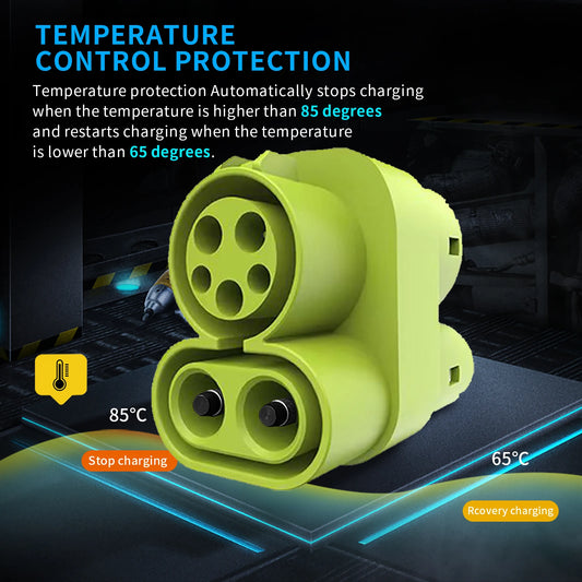 400A EV CCS1 to CCS2 adapter supports DC AC CCS1 charger to CCS2 suitable forFast Ev Charging Adapter Public Charging Station