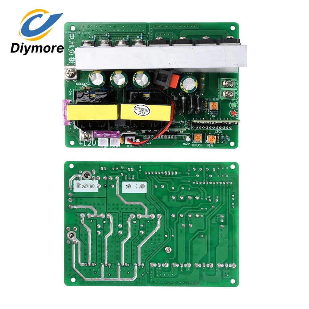 500W Inverter Module DC 12V to AC 220V Step-Up Converter with Switch and Fan Interface Supports Projectors Rice Cookers