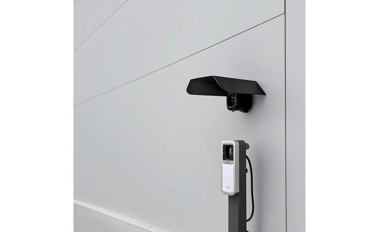 EV Charger Rain Cover Weatherproof EV Charger Cover Charging Station Canopy Wall-Mounted Charging Unit Protective Roof Aluminum