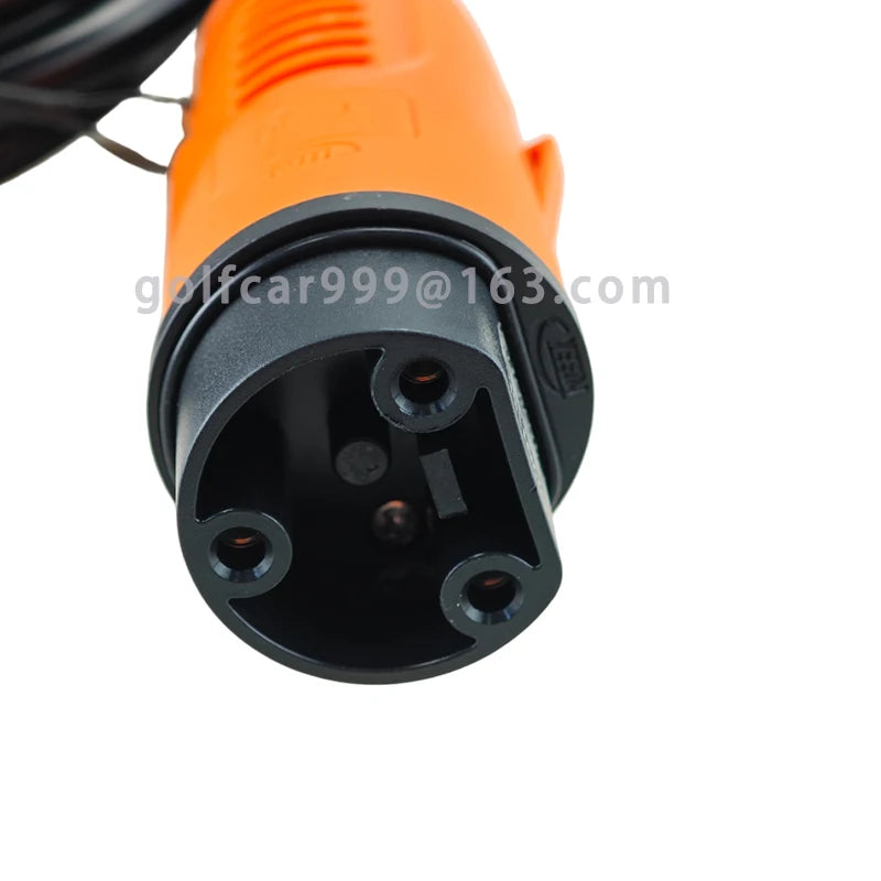 EV Portable Charger AC110-220V 16A YEEDA Y-30 Plug with EU plug 10FT Charging Charger Cable for Golf Carts