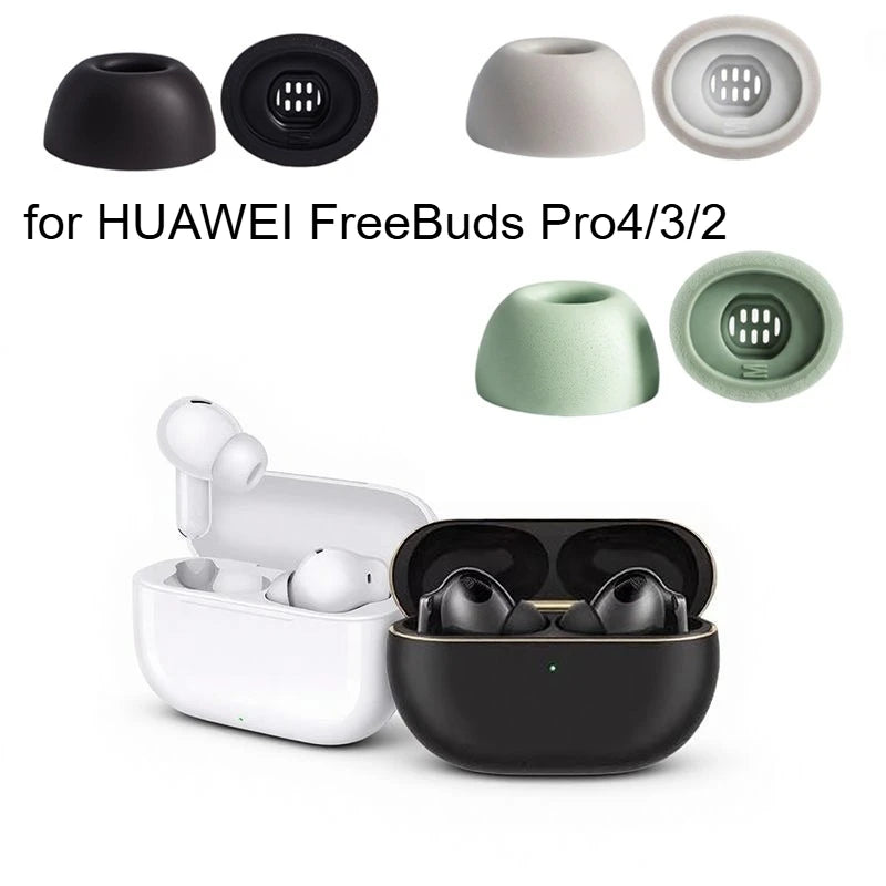 Memory Sponge Eartips for HUAWEI FreeBuds Pro4/3/2 Wireless Bluetooth Earphones Sponge Earplugs Anti Slip Noise Reducing Tips