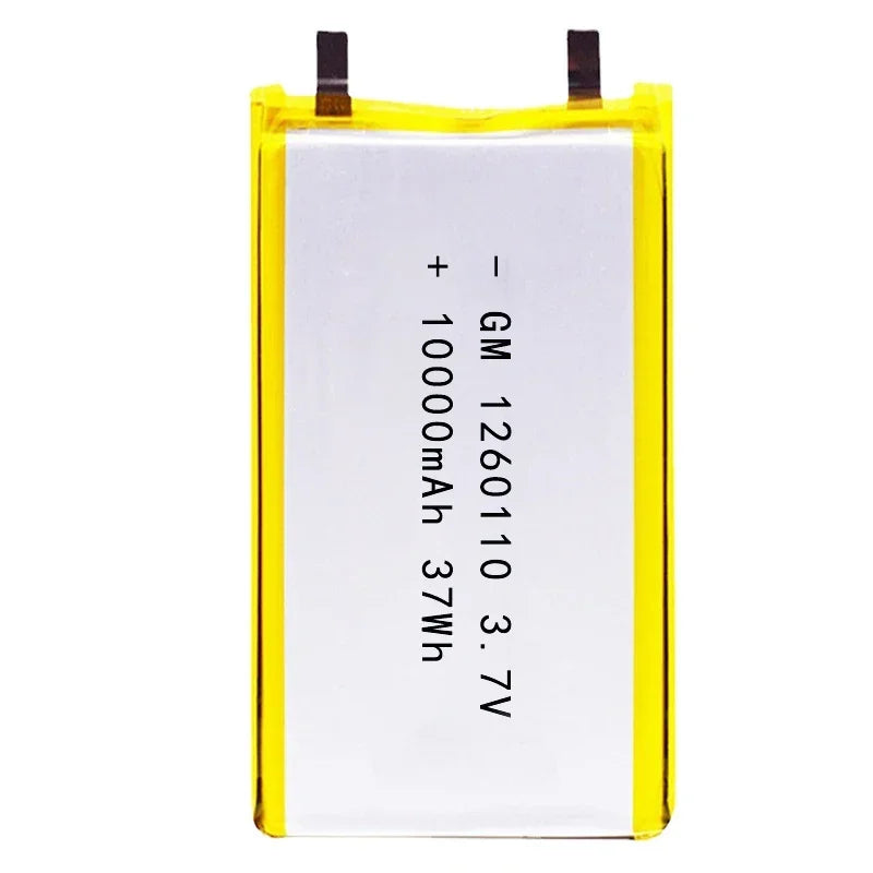 1260110 Battery 10000mAh 3.7V High Power Polymer Lithium for Power Bank GPS High Capacity 100% Real Capacity Lithium Batteries