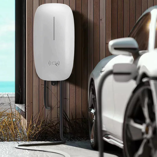 32A EV Charging Station 7KW 1Phase Electric Vehicle Charger Type2 EVSE Wallbox IEC62196-2 EV Charge Type 2 with 5M Cable