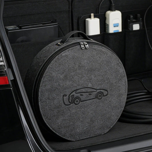 Electric Car Charger Storage Bag Waterproof Car Battery Cable Handled Bag EV Car Charging Guns Storage Organizer