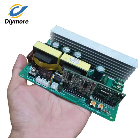 500W Inverter Module DC 12V to AC 220V Step-Up Converter with Switch and Fan Interface Supports Projectors Rice Cookers