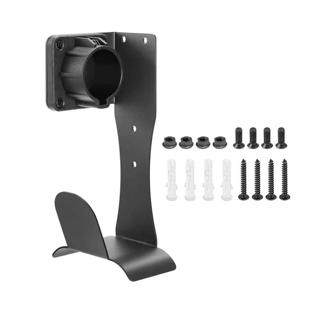 Wall Mount EV Charger Holder Garage Wall Mount Stainless Steel Wall Charger Mount EV Charger Holder Stainless Steel