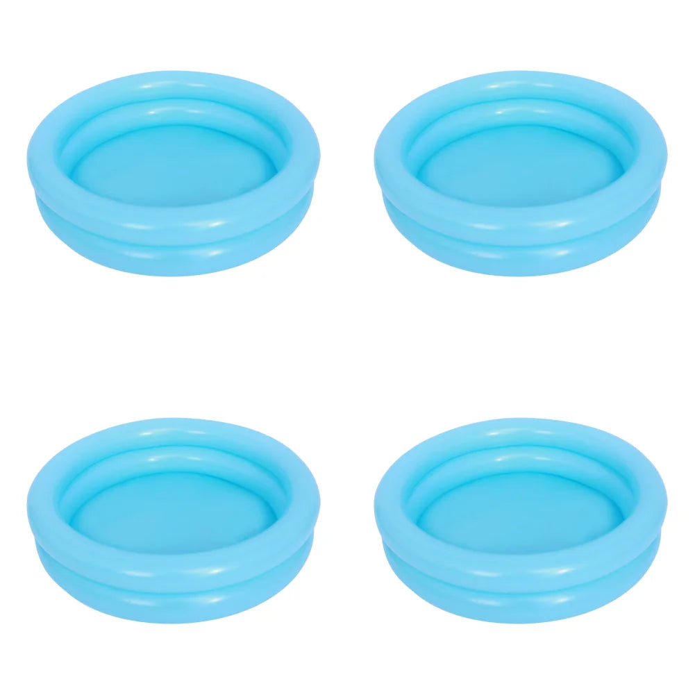 Round Inflatable Baby Toddlers Summer Swimming Pool Portable Inflatable Children Little Pump Pool Indoor Outdoor for 0-3Y Kids