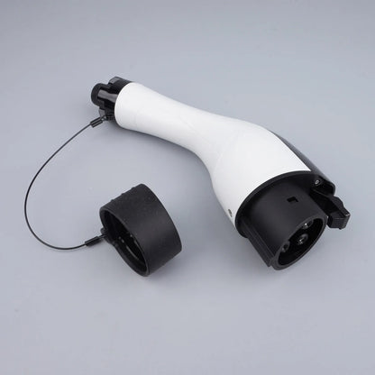 SAE J1772 Type 1 EV Charging Plug 32A 7KW AC Electric Vehicle Charger Connector with Cable Gland, IP54 Waterproof EVSE Charging