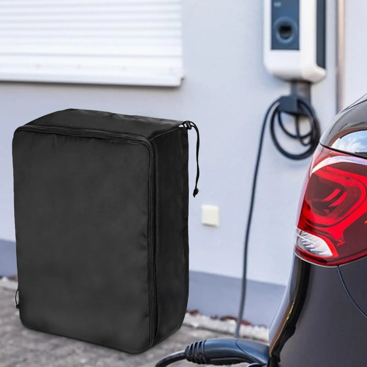 EV Charging Station Cover Charger Station Protector Box Waterproof Bag for Building Outdoor Public Campus Garage Shopping Mall