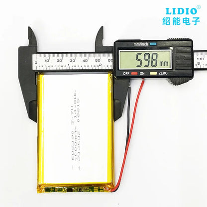 3.7V 606090 Polymer Lithium Battery 4000mAh Large Capacity Tablet Computer Mobile Power Bank Supply DIY Rechargeable Batteries