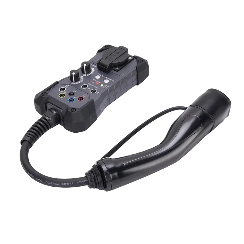 63A EVSE Tester Adapter Voltage Tester for EV Charging Station Testing Compatible with Testers Multimeters Oscilloscopes