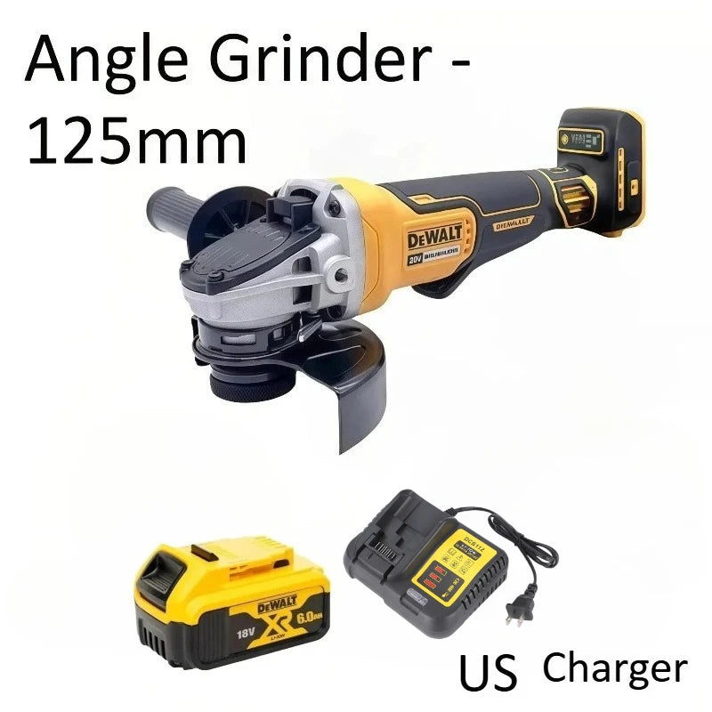 DEWALT Cordless  Angle Grinder Cutting Machine Grinding Polishing Machine Electric Diamond Cutting Grinder Power Tools