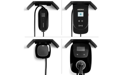 EV Charger Rain Cover Resistant EV Charger Cover Charging Station Canopy Rust-Proof Charging Unit Protective Roof All-Weather