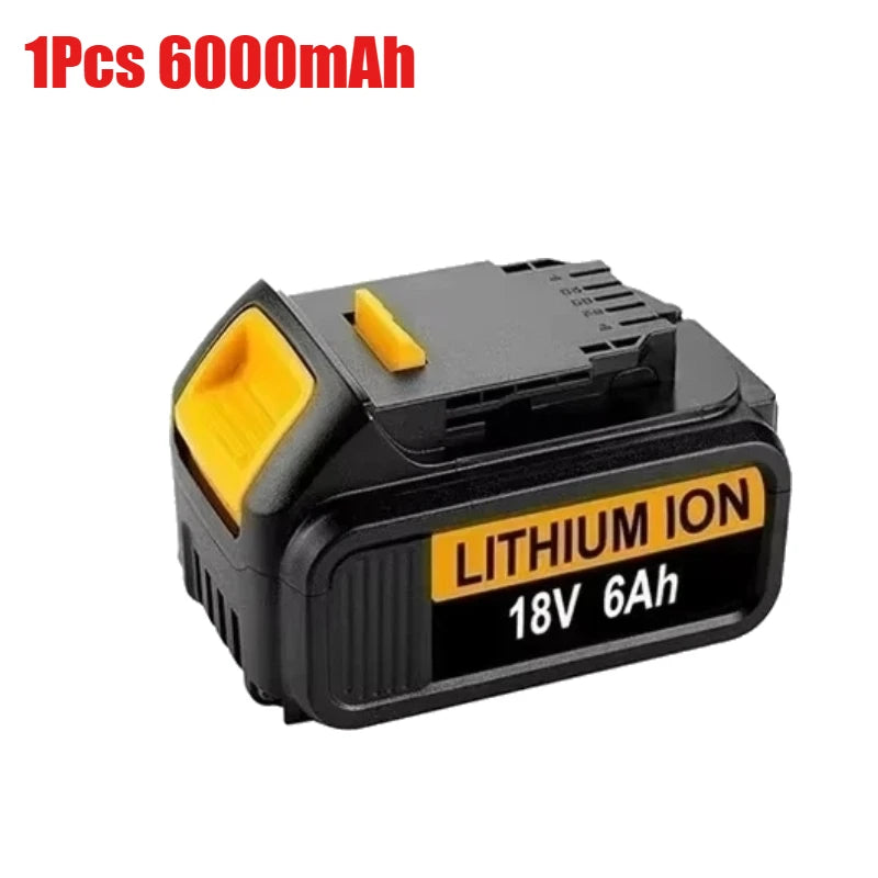 18V 6.0Ah/10.0Ah DCB200 MAX Lithium Battery 18650 for Dewalt DCB606 DCB209 DCB182 DCB205 DCB206 Power Tool Rechargeable Battery