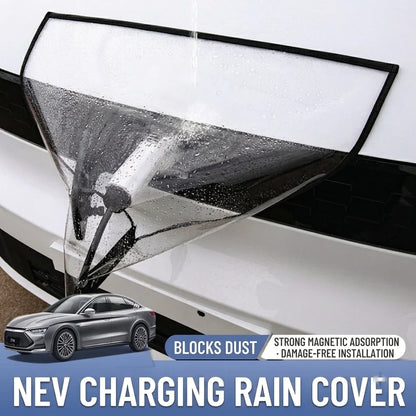 Outdoor Electric Vehicle Charger Port Rainproof Dustproof Cover Transparent Waterproof Cover Magnetic EV Charger Port Protector