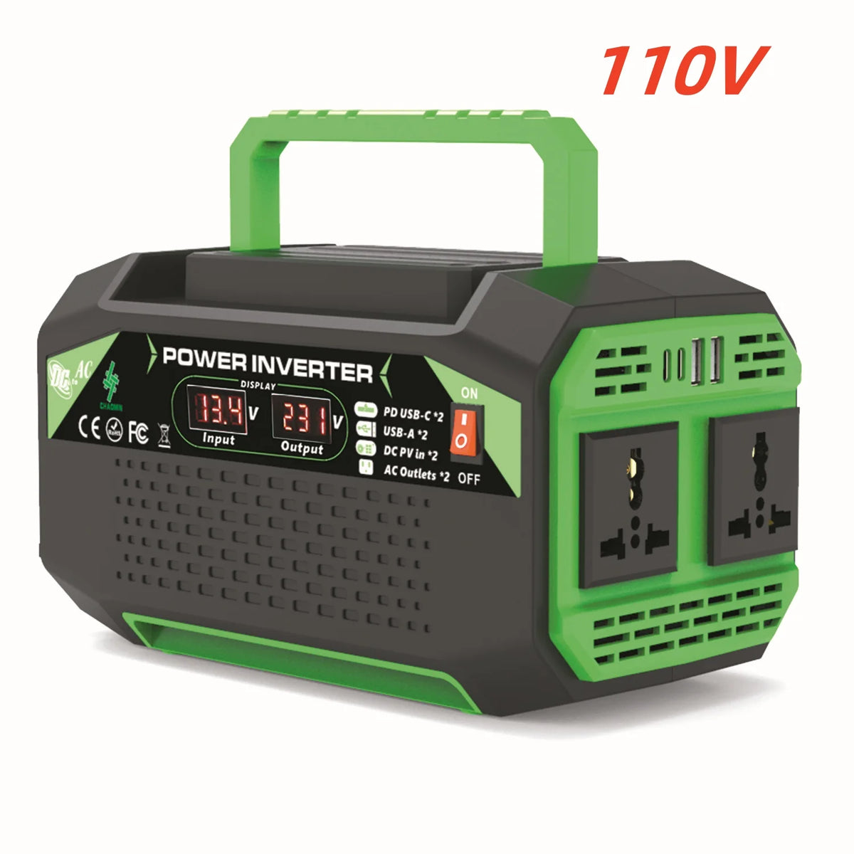 500W Inverter 12V 220V Modified Sine Wave Inverter High Power USB Socket Auto Inversor Converter Solar Car Inverter
