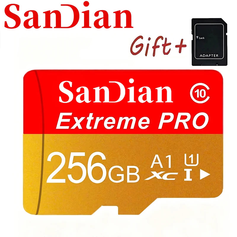 512GB 128GB 32GB Memory Card High-Speed Micro TF SD Card A1 SD Cards TF Cards High Performance for E-Reader/Security Camera/Phon
