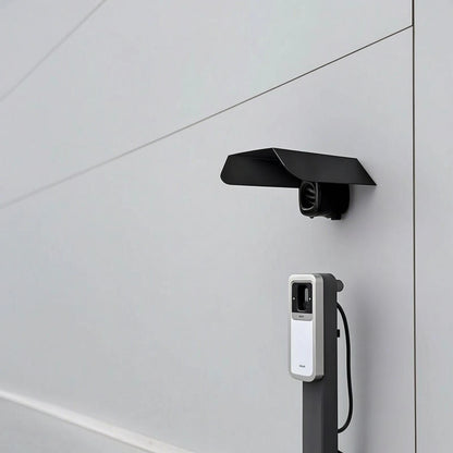EV Charger Rain Cover Weatherproof EV Charger Cover Charging Station Canopy Wall-Mounted Charging Unit Protective Roof Aluminum