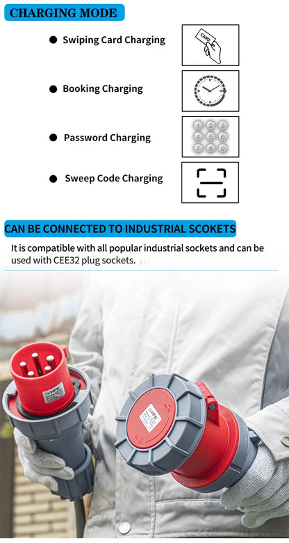 20kw Portable Ev Car Charger Stations Ev Car for Fast Charger Dc Electric Vehicle Charging Station customize