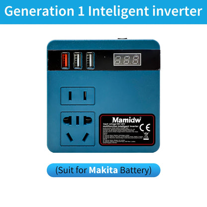 New 120W Lithium Battery Inverter DC 18-21V To AC 220V Electric Tool Battery Inverter Power Inverter, Stable power output