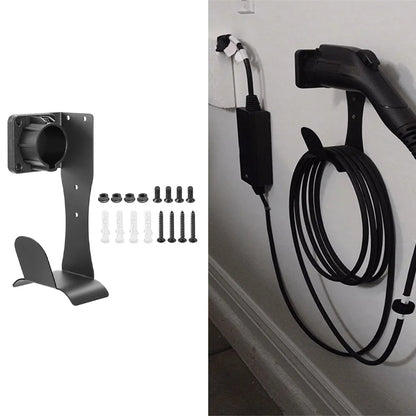 Wall Mount EV Charger Holder Garage Wall Mount Stainless Steel Wall Charger Mount EV Charger Holder Stainless Steel