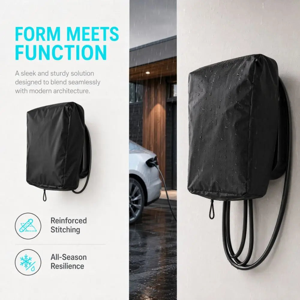 Universal EV Charger Cover Waterproof Weatherproof Electric Vehicle Charging Station Cover Rainproof Dustproof