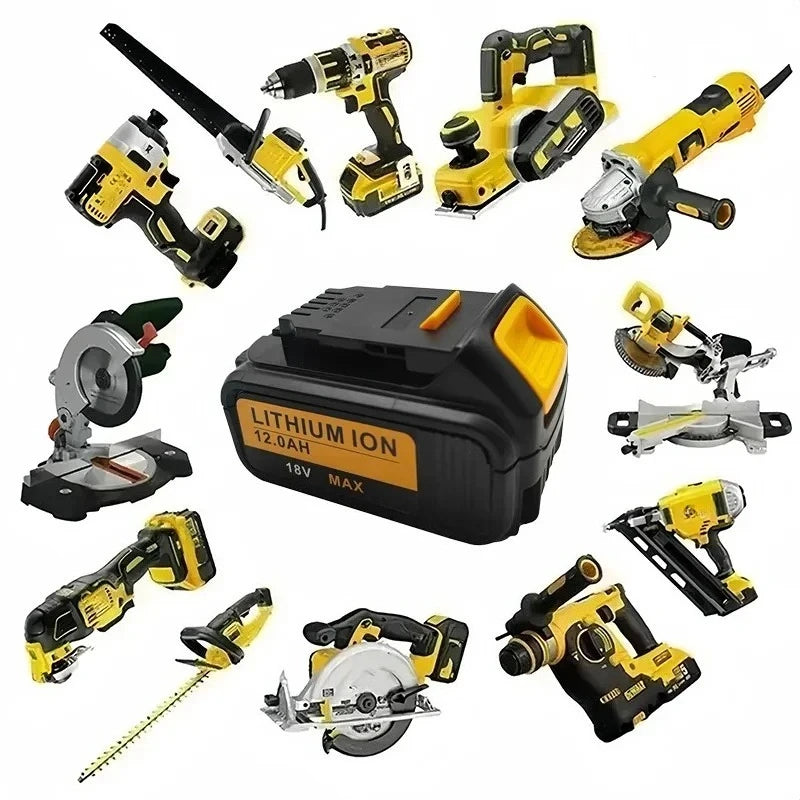 18V 6.0Ah/10.0Ah DCB200 MAX Lithium Battery 18650 for Dewalt DCB606 DCB209 DCB182 DCB205 DCB206 Power Tool Rechargeable Battery