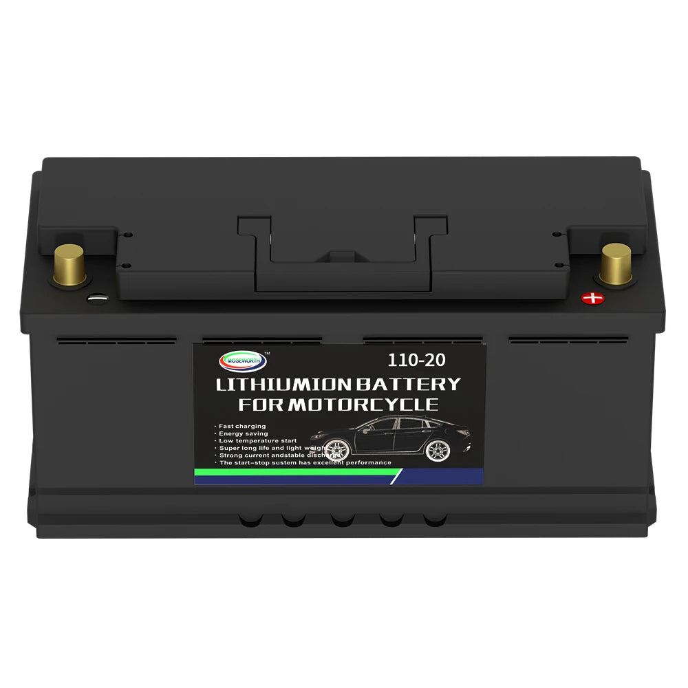 Car Battery 12V LiFePO4 Lithium Iron Phosphate Deep Cycle Built-in BMS 20Ah 40Ah 80Ah 100Ah High-Performance Automotive Battery