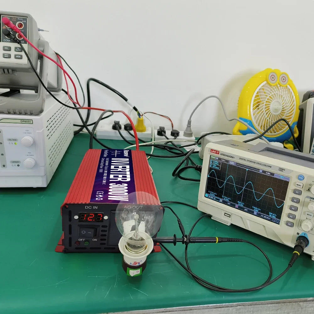Pure Sine Wave Inverter 1000W 1600W 2200W 3000W Transformer Power  Converter Solar Inverters DC 12V To AC 110V 220V 50Hz