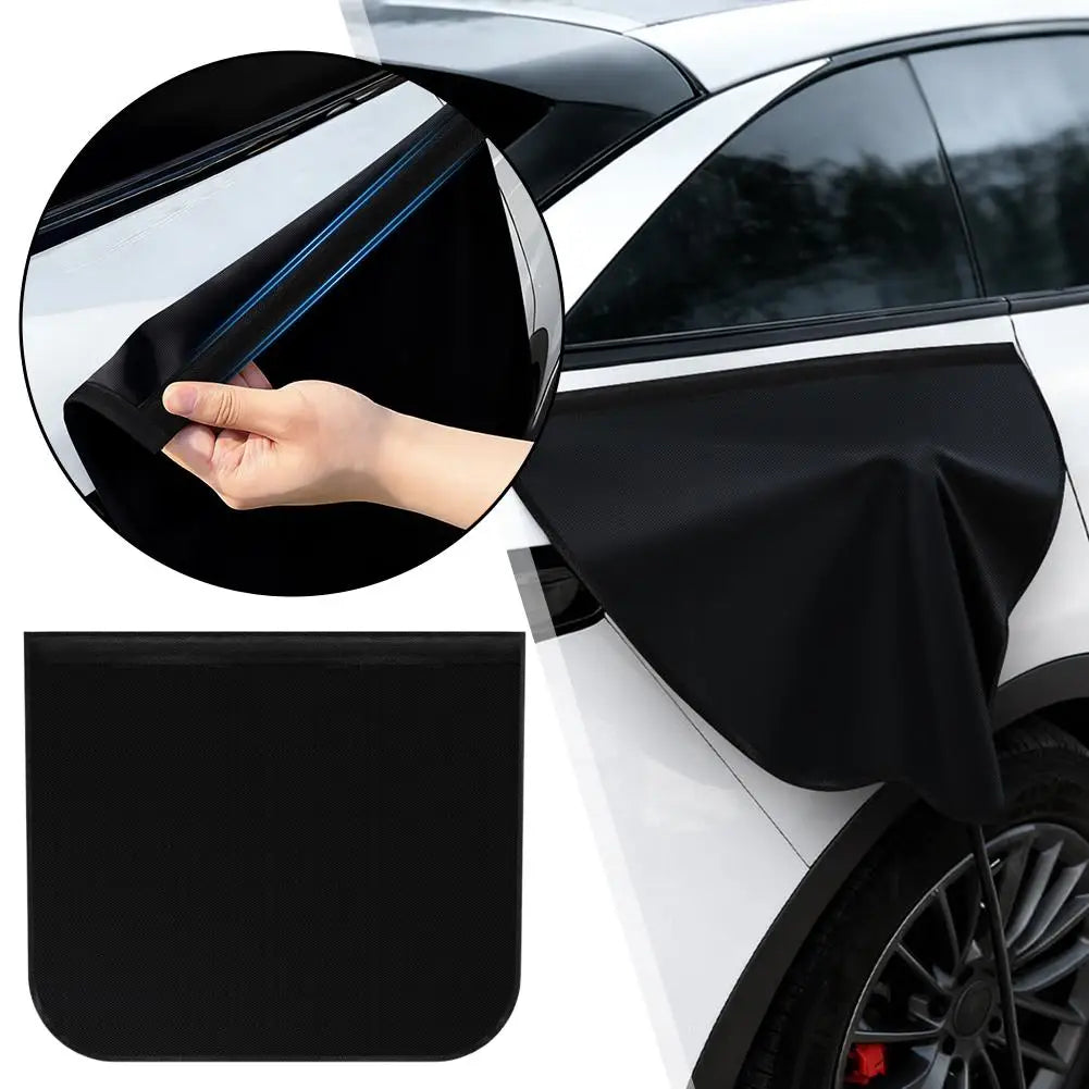 Magnetic EV Charger Port Cover - Durable, Weatherproof, UV & Snow Resistant, Heat Insulating for Electric Vehicles