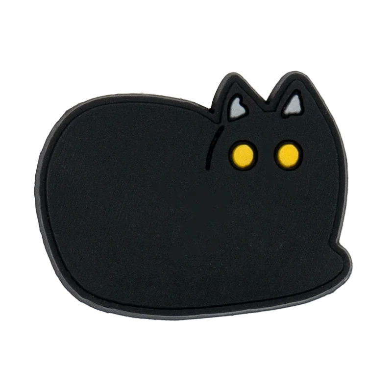 1pcs PVC Cats Charms for Clog Buckle Dollar Leaf Shoe Decorations Clips Accessories for Men Kids Favor Gifts Fit Wristband Gift