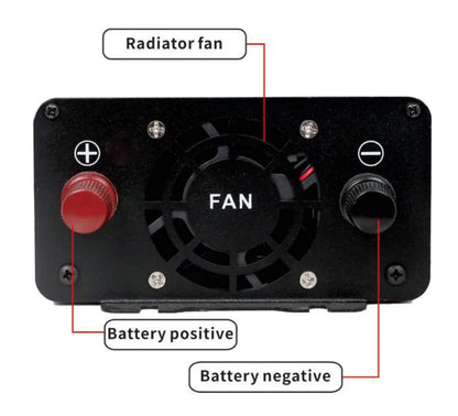 Inverter 12V 24V 48V 60V 72V To AC 110V 220V 230V Pure Sine Wave 50Hz 60Hz 2000W 3000W Car Power Inverter Frequency Converter
