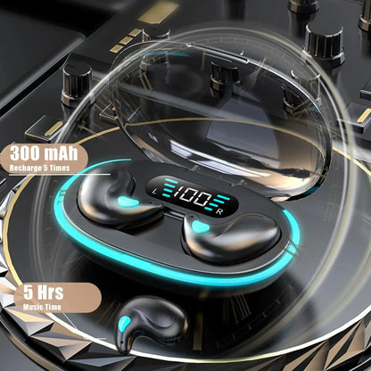 Sleep Earphones Bluetooth Wireless Tiny Compact Design Fit for Small Ears Portable Audio Headphones Ideal for Side Sleeping