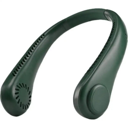 Portable Bladeless Neck Fan 5000mAh Rechargeable Personal Cooling Fan 5-Speed Quiet Wearable Fan for Travel Sports Outdoor