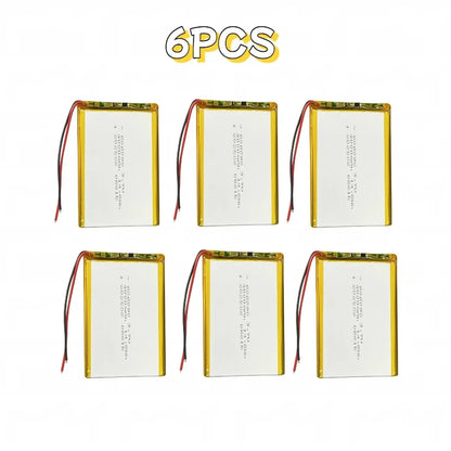 3.7V 606090 Polymer Lithium Battery 4000mAh Large Capacity Tablet Computer Mobile Power Bank Supply DIY Rechargeable Batteries