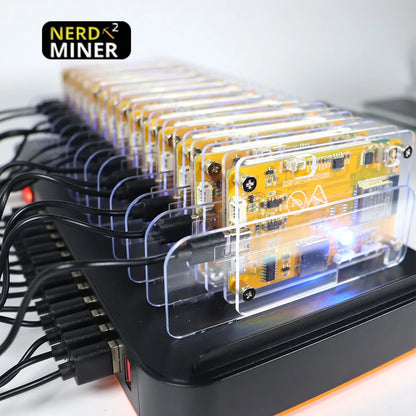 LV04 Bitcoin NerdMiner V2 2.8 Inch Solo Miner | 1000KH/s SHA-256 Home BTC Mini Crypto Miner | Plug & Play Low Power Machine