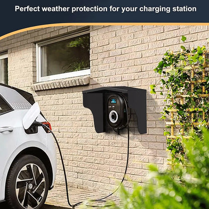 Ev Charging Station Roof Cover Aluminum Canopy For Weather Electric Car Charger Cover