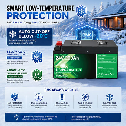 24V 200Ah LiFePO4 Battery 5.12kWh Bluetooth 8S 200A BMS 6000 Cycles 100Ah 300Ah 12V Lithium Battery for Marine RV Solar Off-Grid