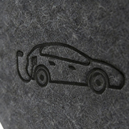 EV Charger Case Protective Felt Vehicle Charging Cord Carrying Pouch EV Charger Cable Storage Bag for Outdoor Travel Road Trip