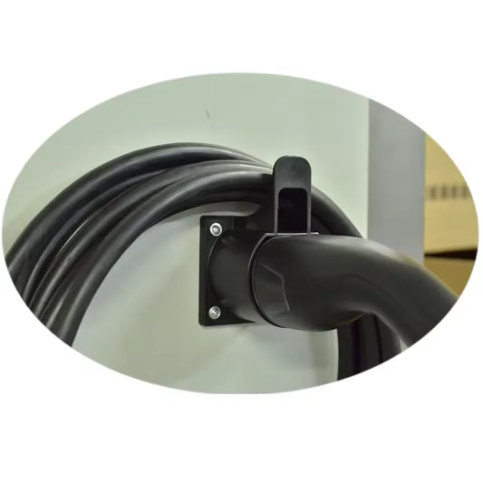 EV Charger Wall Mount Bracket Organizer, Fits Type 1 / Type 2 / GBT Standard Charging Connectors