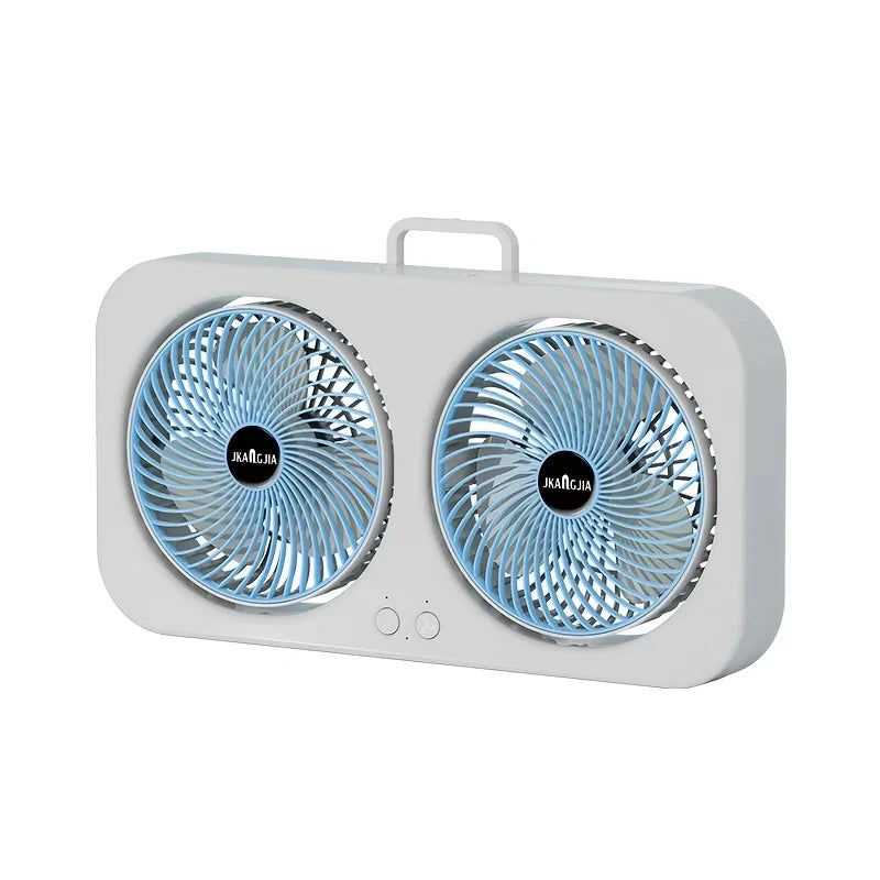 360° Rotatable Rechargeable Fan | USB Powered Standing & Desk Fan, Long Lasting Battery for Outdoor & Indoor Use