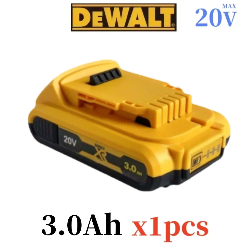 100% for DeWalt 18V 20V Max Lithium Batteries 20V 3Ah DCB203 Li ion Battery ReplacementDCB206 DCB205 DCB204 DCB200Power Tools