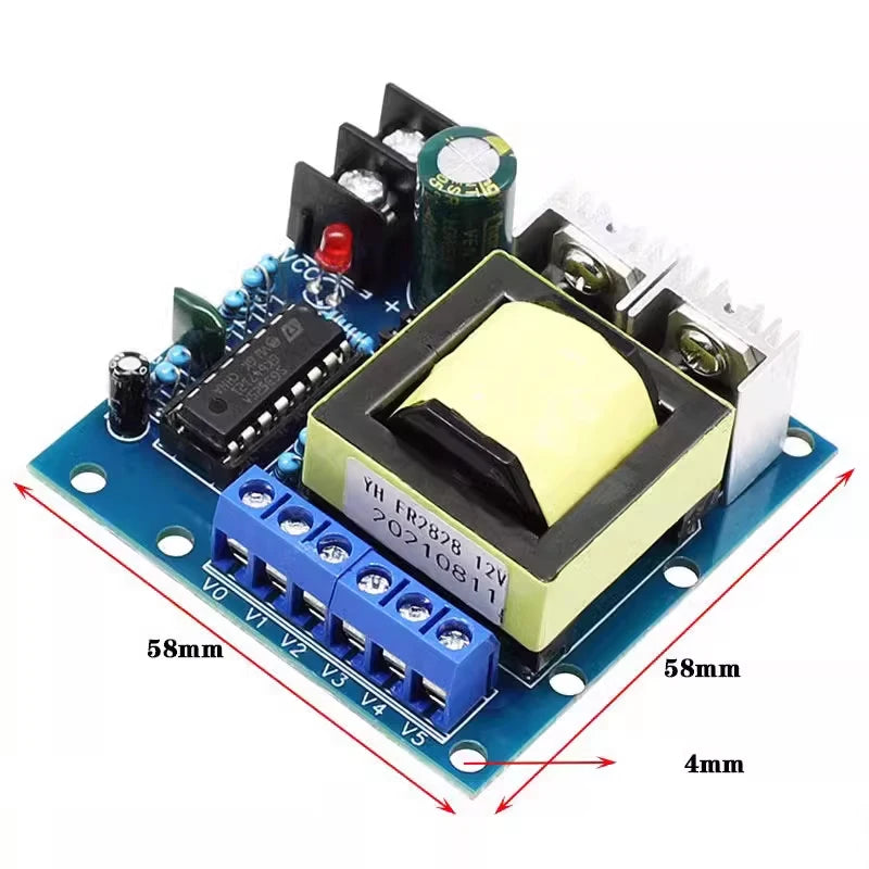 150W Small Inverter Battery DC12V DC24V Boost AC220V Transformer Boost Board Inverter Module