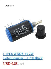 20PCS RM065 Trimmer Potentiometer Adjustable Resistor 500R 1K 5K 10K 20K 50K 100K 200K 500K 1M RM-065 Variable Resistors