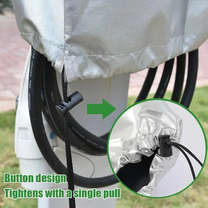 EV Charger Station Cover Wall Mounted Rainproof Waterproof Sunshade Protection Box for Outdoor EV Charging Pile, Compatible