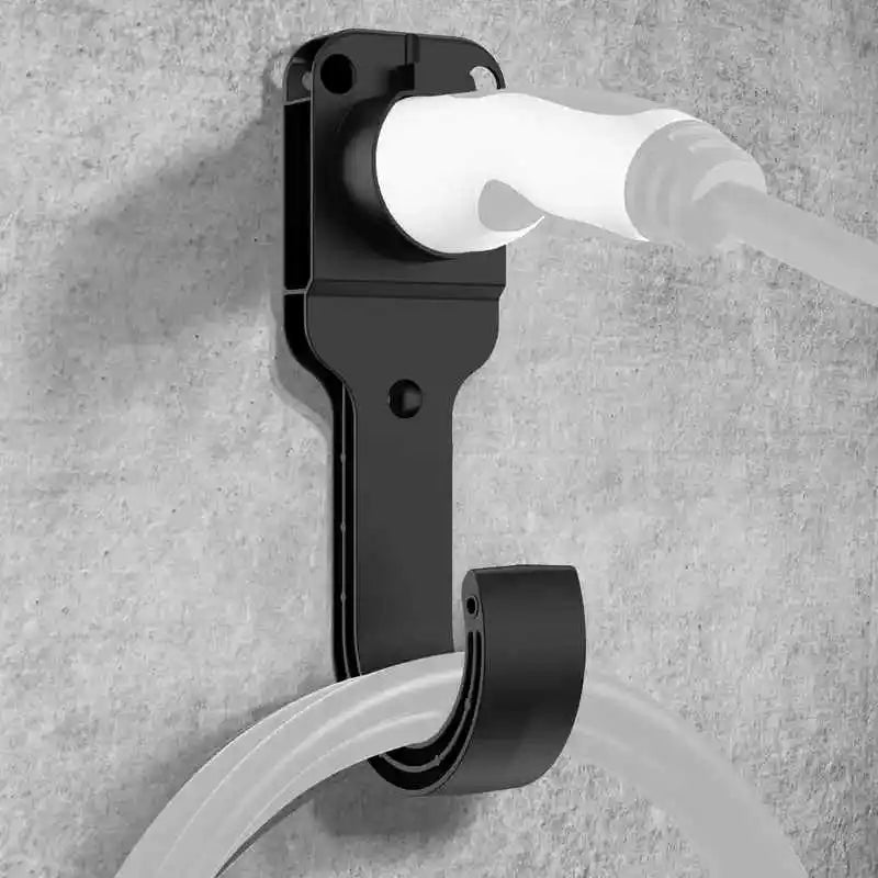 EV Charger Holder Set Electric Car Charger Cable Holder Charging Box Holder Wall-Mount Electric Vehicle Accessories