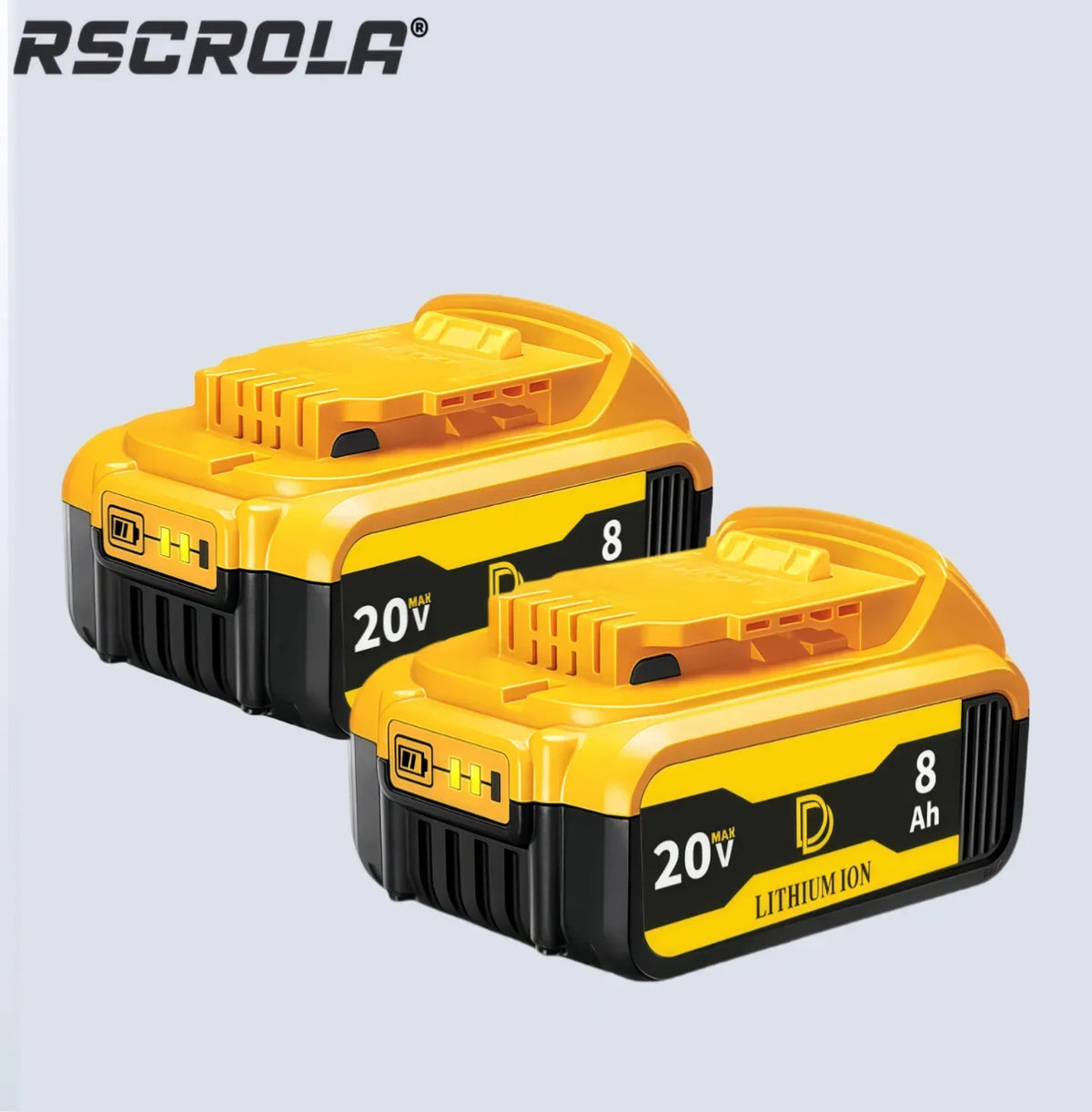 for DEWALT 20V 6000&8000mAh lithium ion battery, dewalt power tool DCB606, DCB205，DCB206，DCBGene，DCB200 MAX，20V dewalt batteries